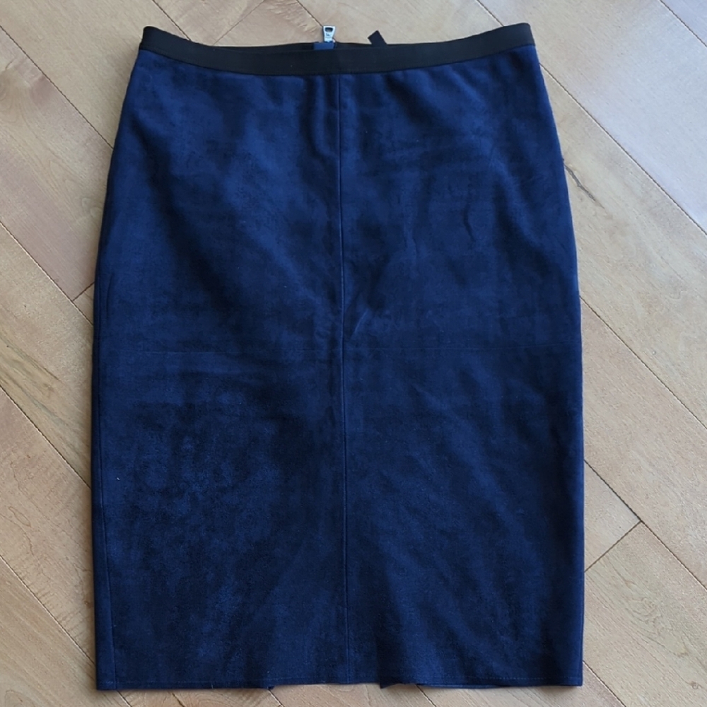 BCBGMaxAzria Dark Blue Pencil Skirt